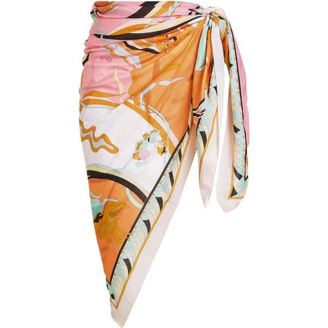 Emilio Pucci Printed Cotton Sarong (355 AUD) ❤ liked on Polyvore featuring swimwear, cover-ups, pink, pink sarong, cotton cover ups, print swimwear, emilio pucci swimwear and sarong cover ups Pucci Swimwear, Cotton Swimwear, Swimwear Sarong, Pink Sarong, Curly Hair Accessories, Pucci Print, Pink Swimwear, Outfit Png, Orange Outfit