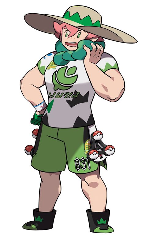 Milo Art - Pokémon Sword and Shield Art Gallery Human Pokemon, Grass Type Pokemon, Pokemon Gym Leaders, Pokemon Rpg, Pokémon Trainers, Pokemon Official, Pokemon Gym, Oc Pokemon, Grass Type