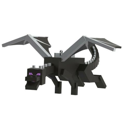 Dragon Gifts, Minecraft Ender Dragon, Ender Dragon, Dragon Ornament, Gifts For Gamers, Minecraft Christmas, Minecraft Mobs, Plastic Christmas Tree, Minecraft Cake