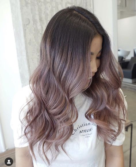 Ash Mauve Hair, Dusty Mauve Hair Color, Highlights For Dark Blonde Hair, Mauve Hair Color, Hair Color 2024, Mauve Hair, Fun Hair Ideas, Haircuts And Color, Hairstyles And Colors