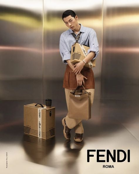 Fendi focus on factory innovation in SS24 menswear campaign - The Glass Magazine Jeremy Pope, Massimiliano Caiazzo, Sara Evans, Richard Simmons, Magazine Images, Altered Photo, Travel Music, Art Event, Travel Beauty