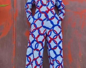 African Jumpsuit, African Pants, African Print Jumpsuit, Ankara Jumpsuit, African Prom Dresses, Summer Jumpsuit, Utility Jumpsuit, African Maxi Dresses, Overall Jumpsuit