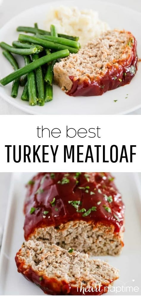 Best Turkey Meatloaf, Ground Turkey Meatloaf, Asian Steak, Healthy Turkey Recipes, Simple Pizza, Ground Turkey Recipes Healthy, Turkey Meatloaf Recipes, Turkey Meat Recipes, The Best Turkey