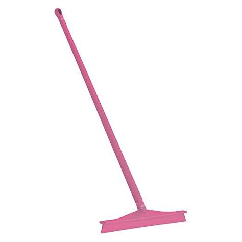 VIKAN Pink 24" Polypropylene Floor Squeegee Cleaning Tools, Cleaning Household, Color Coding, Free Delivery, Flooring, Tools, Pink