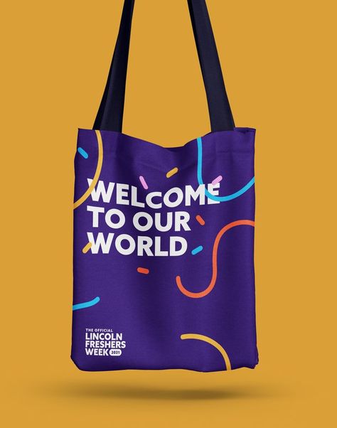 Graphic Design Merchandise, Branding Design 2023, Spunbond Bag Design, Company Merch Design, Brand Merchandise Design, Graphic Design Merch, Student Union Design, Brand Bag Design, Merch Ideas Design