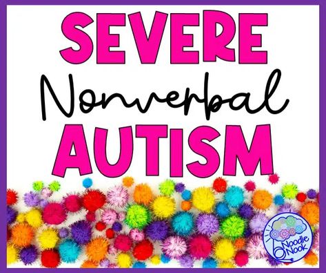 Activities For Nonverbal Students, Nonverbal Activities, Asd Activities, Sensory Classroom, Asd Classroom, Toddler Classroom, Teaching Special Education, Nonverbal Communication, Crazy Stuff