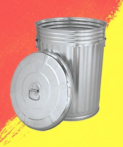 We have mixed feelings about this weird new food prep method Galvanized Trash Can, Metal Trash Cans, Metal Pail, Kitchen Trash Can, Outdoor Trash Cans, Trash Can With Lid, Kitchen Trash, Forbidden Fruit, Kitchen Trash Cans