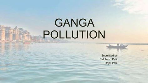 Ganga Action Plan River Delta, Surface Water, River Bank, Electronic Media, Action Plan, Research Projects, Urban Area, State Government, Lessons Learned