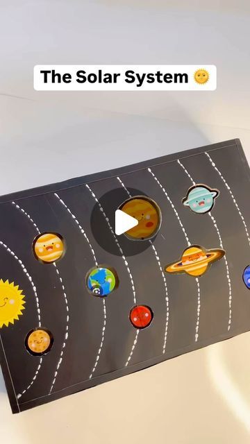 Parin Patel on Instagram: "🌞The solar system kids tlm | Solar system working model | Fun planet Activity for kids | Solar system kids project | Diy

#preschoolactivity #easykidsactivity #handsonlearning #solarsystem #preschoolathome #planets #planet #parenting #homeschooling #reels #art #craft" Diy Solar System Project Models, Easy Solar System Projects For Kids, Solar System Activities For Preschool, Solar System Model Project, Diy Solar System Project, Solar System Kids, Solar System Project, Planets Activities, Solar System Projects For Kids