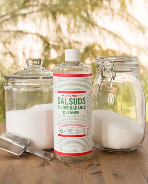 Diy Laundry Detergent Dr Bronners, Sals Suds Laundry Detergent, Sal Suds Laundry Detergent, Laundry Detergent With Castile Soap, Diy Laundry Detergent Liquid, Sal Suds, Laundry Detergent Liquid, Organic Laundry Detergent, Homemade Detergent