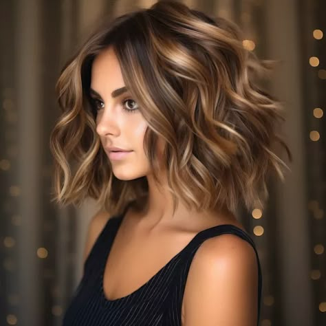 Hair Color Ideas For Brunettes Short, Caramel Balayage Highlights, Brunette Hair With Highlights, Caramel Balayage, Hair Frizz, Brunette Balayage Hair, Hair Affair, Balayage Brunette, Hair Color And Cut