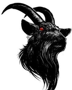 Goat Tattoo, Satanic Tattoos, Black Phillip, Capricorn Tattoo, Black Goat, Goat Art, Dark Art Tattoo, 다크 판타지, Occult Art