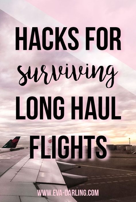 Hacks for surviving long-haul flights Long Haul Flight Tips, Long Haul Flights, Flight Tips, Delhi Travel, Airport Tips, Flight Travel, Bahamas Travel, Air China, Airline Travel