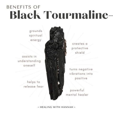 Black Tourmaline Healing Properties, Black Crystals Meaning, Black Tourmaline Properties, Granite Crystal Meaning, Black Tourmaline Benefits, Black Agate Crystal Meaning, Energy Protection Crystals, Black Rutilated Quartz Meaning, Black Tourmaline Aesthetic