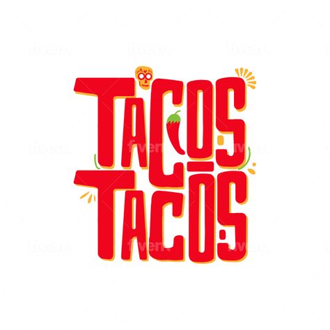 Mexican Logos Design, Mexican Restaurant Logo Ideas, Mexican Food Logo Design, Mexican Food Packaging Design, Mexican Restaurant Logo Design, Mexican Food Branding, Taco Logo Design, Mexican Logo Design, Mexican Typography