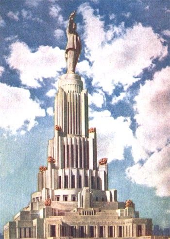 Communist Architecture, Ancient Greek City, Monumental Architecture, Neoclassical Architecture, Soviet Art, Architecture Drawing Art, Urban Architecture, Fantasy City, Art Deco Architecture