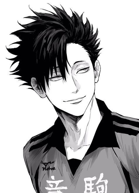 Kuro Tetsuro Fanart, Tetsurō Kuroo, Haikyuu Bokuto, Kuroo Haikyuu, Kuroo Tetsurou, Digital Art Beginner, Anime Body Drawing, Haikyuu Characters, Haikyuu Fanart