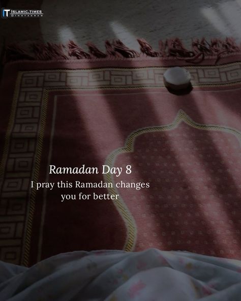 Ramadan Day 8 🤍🤍 . . . . . . . Photo credits to its respective owner #islamictimes ~ | Instagram Ramadan Day 8, Ramadan Day, Photo Credit, Ramadan, You Changed, On Instagram, Instagram