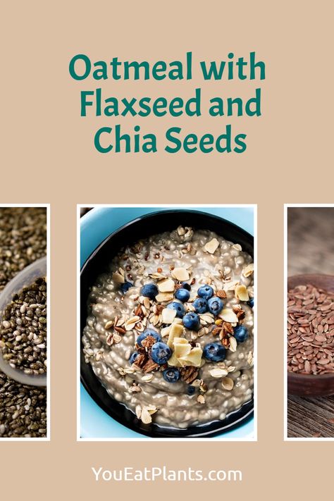 Chia Seeds Recipe, Healthy Nutrition Plan, Chia Seed Recipes, Nutritious Breakfast, Flaxseed, Delicious Breakfast, Healthy Living Lifestyle, Healthy Nutrition, Nutrition Information