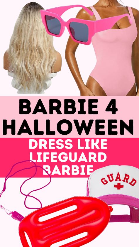 Halloween, Barbie, Barbie Halloween, Halloween Costume 2023, Halloween 2023, DIY Halloween, Halloween Costume Ideas, Costume Ideas, Halloween Costume Ideas Women, Halloween Ideas Costumes, Costume Ideas Women, Barbie Costume Ideas, Different Barbies Costumes, Barbie Halloween Costume for Women, Barbie Costume DIY, Barbie Halloween Costume for Women, Lifeguard, Beach Barbie, Lifeguard Barbie, Summer Barbie, Malibu Barbie Lifeguard Barbie Costume, Safari Barbie Costume, Travel Barbie Costume, Barbies Costumes, Barbie Lifeguard, Lifeguard Barbie, Barbie Halloween Costume For Women, Different Barbies, Different Barbies Costumes