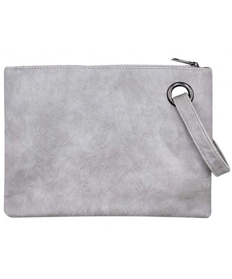 Women's Bags, Shoulder Bags,Bags Adorable Shoulder Crossbody handbags - Gray - C418CZ02ZSN   #BAGS #Handbags #women #style #fashion #shopping #Shoulder Bags Oversized Handbags, Envelope Handbag, Oversized Clutch, Crossbody Handbags, Buy Bags, Bags Fashion, Leather Clutch, Wrist Strap, Women's Bags