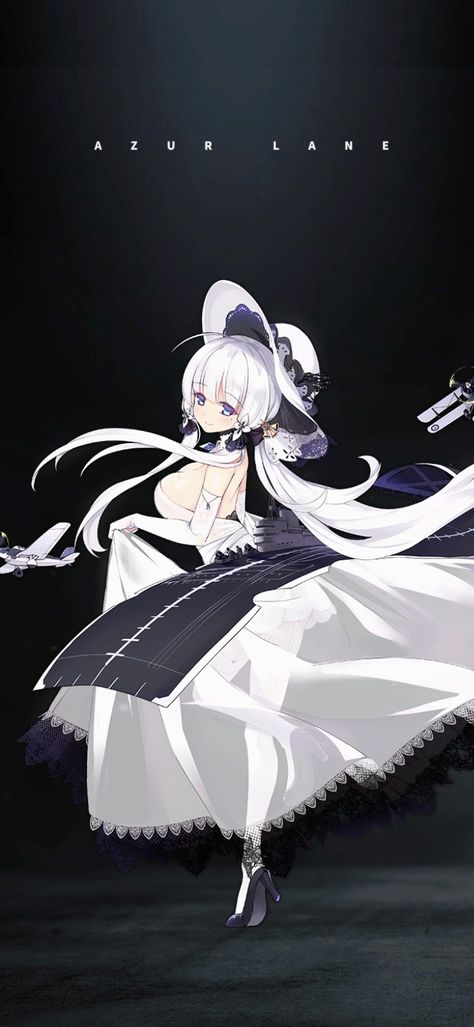 Illustrious Azur Lane, Enterprise Azur Lane, Hms Illustrious, Azure Lane, Anime Lineart, Azur Lane, Cool Anime Wallpapers, Kantai Collection, Dark Anime