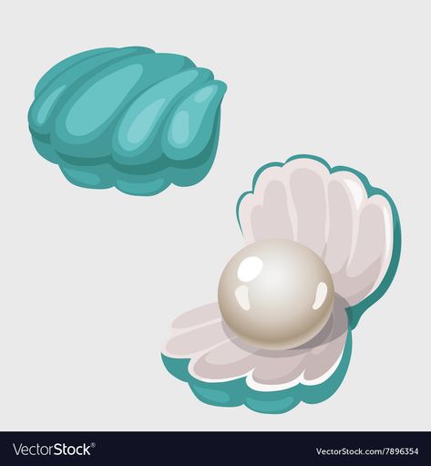 Pearl Shell Illustration, Pearl Illustration, Underwater Illustration, Game Star, Shell Game, Casual Game, Games Images, Mechanical Design, Single Image