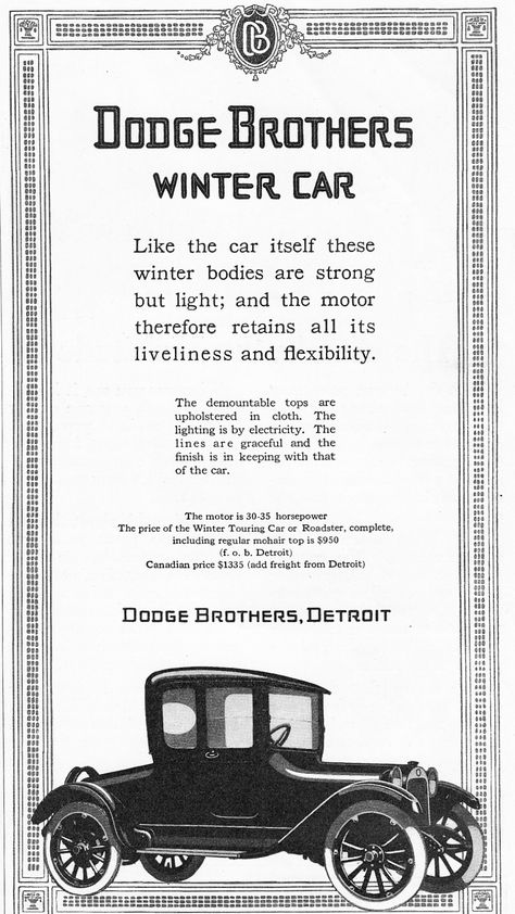 1915 Dodge Brothers. Dodge Brothers, Detroit. Dodge Brothers, Winter Car, Finish Line, Old Cars, Dodge