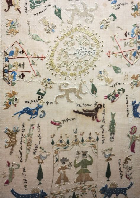 Greek Textiles, Raven Tail, Greek Embroidery, Greek Designs, Benaki Museum, Greek Costume, Greek Pattern, Sailors Valentine, Greek Design