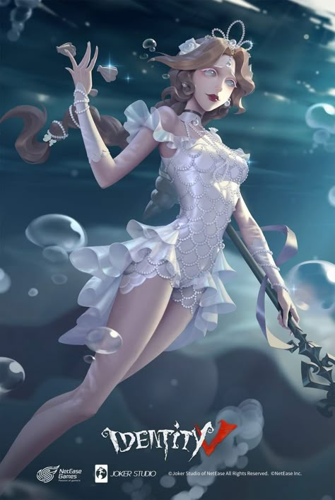 Identity V, Mermaid, Skin, Twitter, White