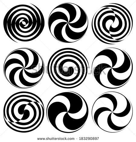 Art In Black And White, Opt Art, Laser Art, Optical Art, Optical Illusions Art, Silhouette Stencil, Christmas Decorations Diy Outdoor, Spiral Pattern, Illusion Art