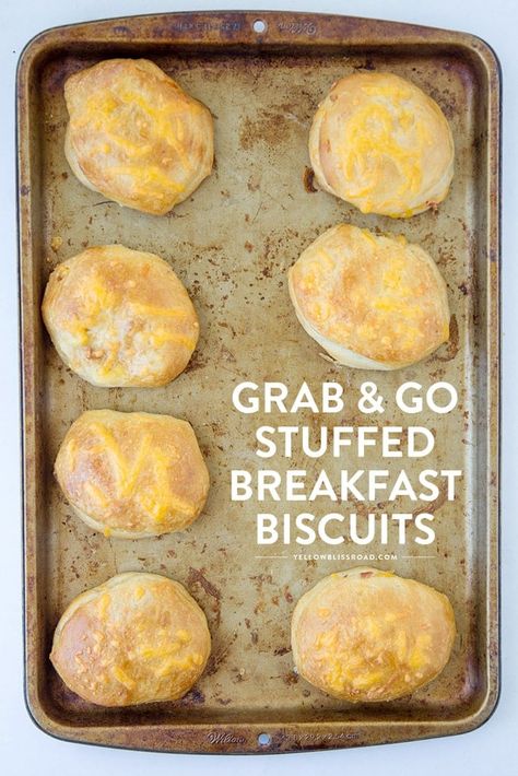 Pillsbury Breakfast, Grand Biscuit Recipes, Easy Biscuits, Camping Food Ideas, Breakfast Muffin, Breakfast Biscuits, Canned Biscuits, Biscuits Easy, Busy Morning