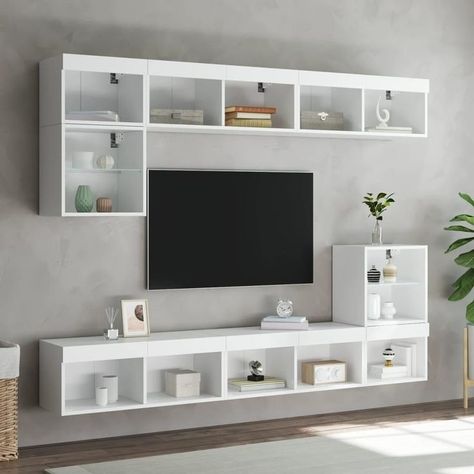 TV cabinet available DM for order #namaslay #namaslaycustomstore #namaslaydecor Tv Unite, Floating Tv Cabinet, Built In Wall Units, Pallet Wall Art, Tv Rack, Wall Tv Unit Design, Latest Living Room Designs, Rack Tv, Tv Design