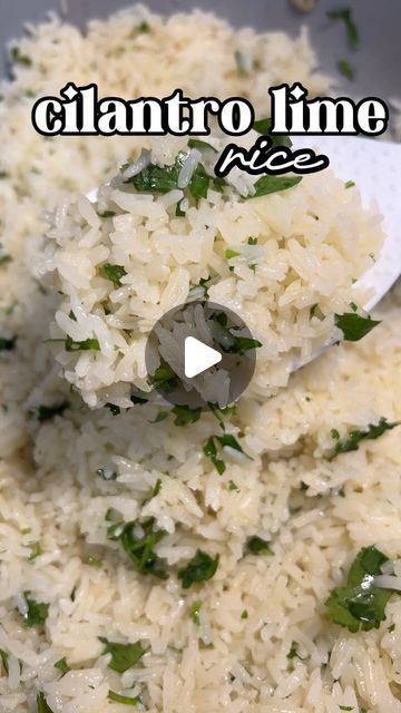 anabelle redeemer on Instagram: "cilantro lime rice 😋🌿🍋‍🟩🍚
a weekly staple!

ingredients:
- oil
- 2 cups white rice
- 4-6 garlic cloves minced
- 3 cups water
- chicken bouillon to taste
- salt to taste
- juice of 2 limes
- 1/4 stick of butter
- handful of cilantro chopped
- juice of 2 more limes 

#cilantro #cilantrolimerice #whiterice #rice #ricerecipes #mealprep #mealprepping #healthyfood #healthyrecipes #healthymeals #healthysides #sides #sidedish #mexicanfood #chipotle #chipotleathome #food #foodstagram #foodblogger #cookwithme #stepbystep #cookingvideo #reelsinstagram #reels #explorepage #cookingreels" Chipotle Cilantro Lime Rice, Cilantro Lime Rice Recipe, Lime Rice Recipes, Chipotle Bowl, Dishes Recipe, Cilantro Rice, Lime Rice, Cilantro Lime Rice, 5 Ingredient Recipes