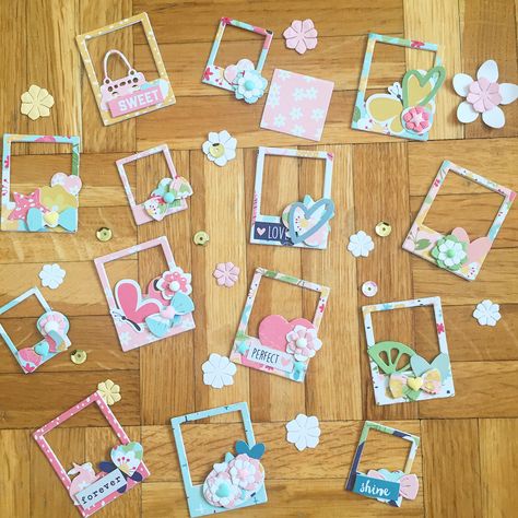 Diy Embellishments, Scrapbook Embellishments Diy, Embellishment Diy, Card Embellishments, Candy Cards, Album Scrapbooking, Mini Scrapbook, Baby Scrapbook, Scrapbooking Embellishments