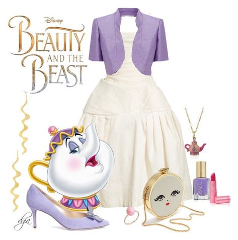 "Disney inspired - Mrs. Potts" by dgia ❤ liked on Polyvore featuring Jacquemus, Disney, Rene, L'OrÃ©al Paris, Lipstick Queen, Jacques Vert, Orit Elhanati and Irene Neuwirth The Beast Costume, Dapper Day Outfits, Disney Dapper Day, Disney Bound Outfits Casual, Beauty And The Beast Costume, Beast Costume, Mrs Potts, Disney Bridal Showers, Disney Themed Outfits