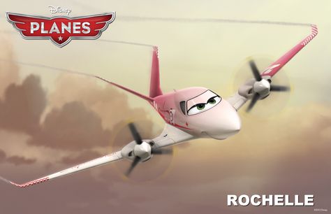 Meet Rochelle: This tough racer is the pride of the Great White North and has a knack for fast travel. Planes Pixar, Planes Characters, Planes Movie, Pixar Poster, Hulk Character, Circus Characters, Disney Planes, Avengers Film, Family Films