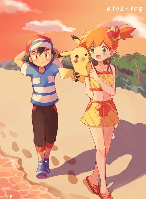 Pinterest Ash Misty, Pokemon Ash And Misty, Misty From Pokemon, Pokemon Original, Pokemon Couples, Pokemon Ash And Serena, Ash And Misty, Pokemon Movies, Pokemon People