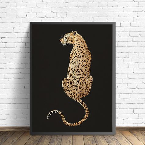 Black Cheetah Posters And Prints classy Animals Decorative Wall Pictures Leopard Canvas Paintings For Living Room Cuadros Decor No Frame Leopard Wall Art, Animal Wall Art, Posters And Prints, Minimalist Wall Art, Journal Inspiration, Picture Wall, Abstract Wall Art, Art Sur Toile, Canvas Artwork