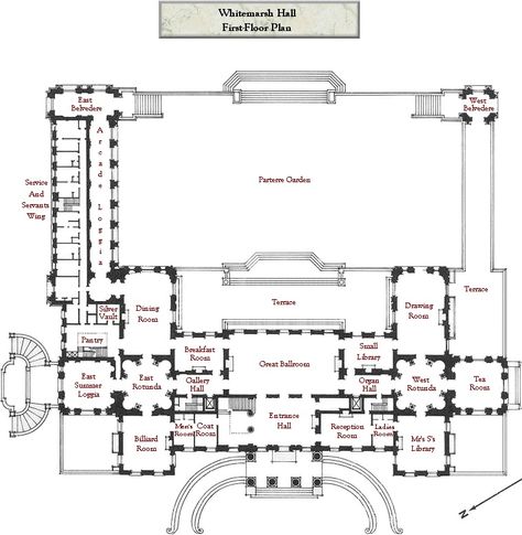 Whitemarsh Hall - Complete Album 89 Images - Album on Imgur Castle Style House, Mansion Floor Plans, Manor Floor Plan, Mansion Plans, Huge Mansions, British Houses, Wayne Manor, Create Floor Plan, Hall Flooring