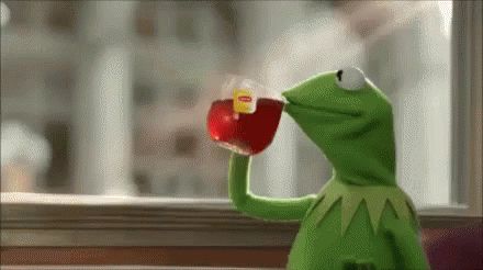 None Of My Business GIF - Kermit Tea Frog - Discover & Share GIFs Eat Meme, Sip Tea, Diet Humor, Food Memes, In Gif, I'll Wait, Healthy Work Snacks, Kermit The Frog, Gym Memes