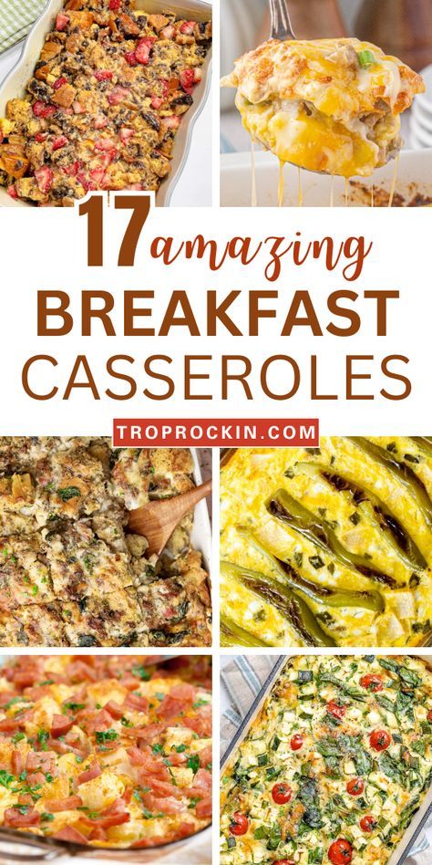 Savory and sweet breakfast casseroles. Choose a make ahead casserole for an easy breakfast morning meal or a large egg casserole for feeding a crowd. Easy breakfast casseroles anyone can make! One Dish Breakfast Casserole, Egg Breakfast For A Crowd, Breakfast Casserole Savory, Breakfast For Large Families, Easy Big Breakfast Ideas, Best Make Ahead Breakfast Casserole, Breakfast Main Dishes, Simple Breakfast For A Crowd, Sweet And Savory Breakfast Casserole