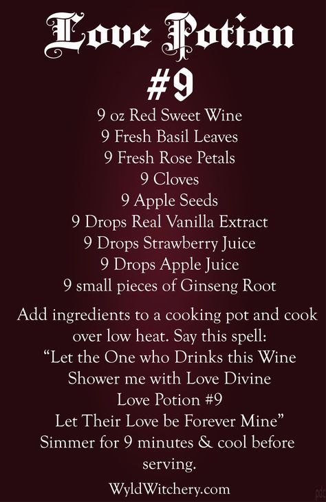 Love Potion #9 #Love #Spell #wicca #wiccan #pagan #witchcraft Love Potion Recipe Real, Love Potion Recipe, Witch Potions, Love Magick, Potions Recipes, Love Potions, Hoodoo Spells, Witchcraft Spells For Beginners, Witch Potion