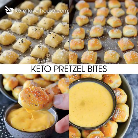 Keto Pretzel Bites, Easy Recipes Sweet, Dessert Easy Recipes, Pretzel Bites Recipe, Pretzel Bites Recipes, Cottage Cheese Desserts, Keto Easy Recipes, Soft Pretzel Recipe, Pretzel Recipe