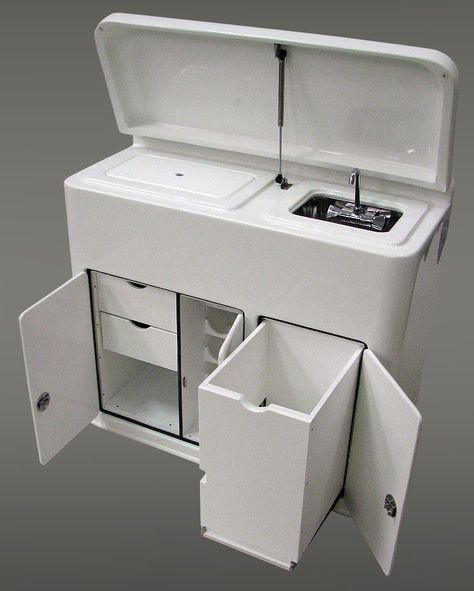 CUSTOM DAY BOAT CONSOLE WITH grill, ice chest, sink, storage, wine rack, trash bin, refrigerator Pontoon Houseboat, Boat Console, Pontoon Boat Accessories, Pontoon Accessories, Boat Restoration, Kombi Home, Custom Consoles, Boat Storage, Van Life Diy