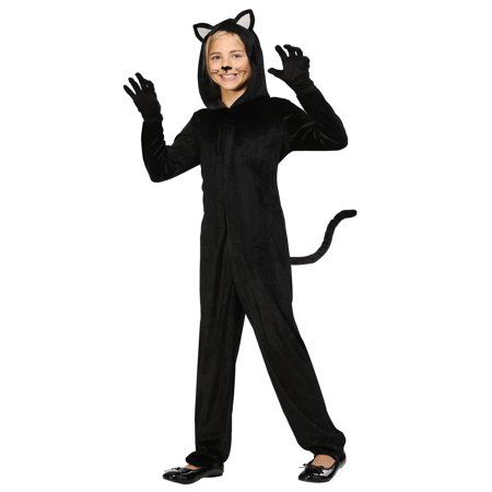 Black Cat Girls Costume Toddler Cat Costume, Halloween Costume Onesie, Cat Girl Costume, Cat Costume Kids, Black Cat Costume, Cat Jumpsuit, Cat Onesie, Black Cat Costumes, Costumes College