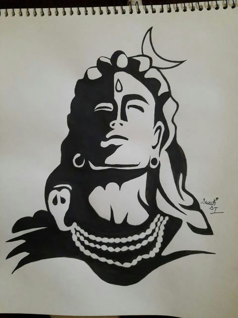 Made with love Bholenath Sketch, Bholenath Tattoo, Har Har Mahadev, Cartoon Drawing, Drawing Videos, Made With Love, Tattoo Drawings, Cartoon Drawings, With Love