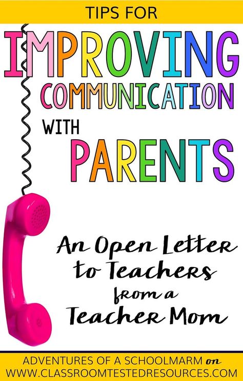 Parent involvement in the classroom directly impacts student achievement. Use these tips from a teacher mom to improve parent communication and maximize the positive impact it has on your students! Meeting Parents, Parent Teacher Relationship, Parent Teacher Communication, Family Involvement, Family Communication, Letter To Teacher, Parent Involvement, Parent Teacher Conferences, Teacher Conferences