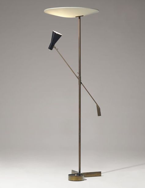 Gino Sarfatti "1050/1", Arteluce, Italy, 1951 Gino Sarfatti Lamp, 13 December, Gino Sarfatti, Art Storage, December 13, Desk Light, French Art Deco, December 11, Beautiful Lamp