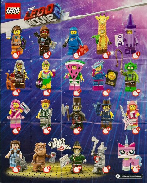 LEGO Minifigures – The LEGO Movie 2 Series (71023) | Flickr Disney Lego Minifigures, Lego Movie Characters, Disney Canvas Art, The Lego Movie, Lego Custom Minifigures, Lego Movie 2, Lego People, Promotional Poster, Lego Minifigs